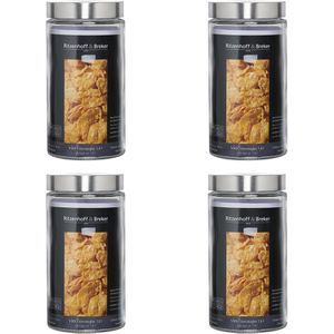 Produktbild für Vorratsglas Ritzenhoff&amp;Breker Vio mit Metalldeckel