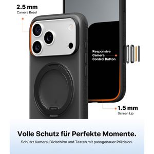 Produktbild für Handyhülle Torras Ostand R Fitness Series, MagSafe, schwarz