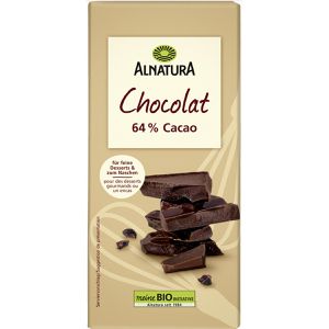 Alnatura Tafelschokolade Chocolat, BIO, 64% Kakaogehalt, 150 g