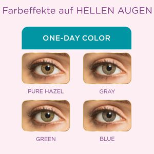 Produktbild für Kontaktlinsen FreshLook One-Day Color, grau, -1,75