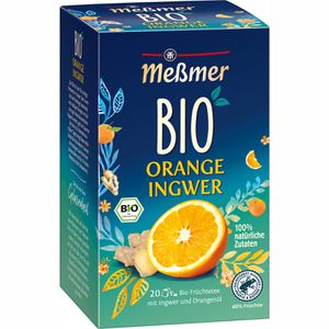Meßmer Tee Orange-Ingwer, BIO, 20 Teebeutel, 55g