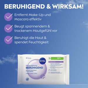 Produktbild für Abschminktücher Nivea Reinigungstücher Beruhigend