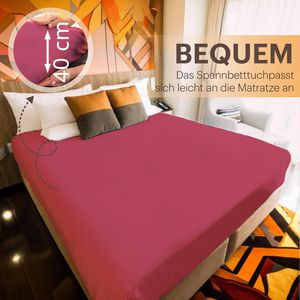 Produktbild für Spannbettlaken NatureMark Jersey, 200 x 220 cm