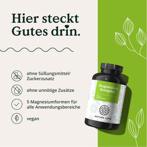 Produktbild für Magnesium Nature-Love Komplex, 90 Kapseln