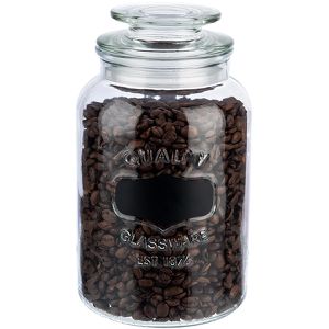 Vorratsglas APS Note 82267, mit Glasdeckel & Beschriftungsfeld