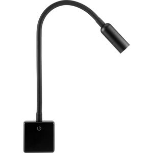 Steckdosenlampe EinLicht Punkt, schwarz, fest verbaute LED