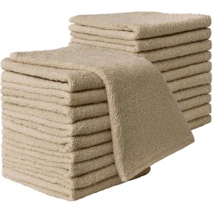 Produktbild für Handtuch NatureMark Frottier, sand-beige, 30 x 50 cm