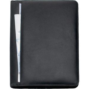 Produktbild für Schreibmappe Alassio 43006, Cremona, schwarz, Echt Leder