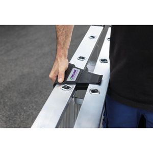 Produktbild für Stehleiter MUNK 41607, nivello-Leiterfüße, beidseitig begehbar