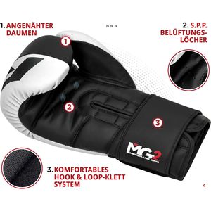 Produktbild für Boxhandschuhe RDX-Sports F4, schwarz, für Erwachsene