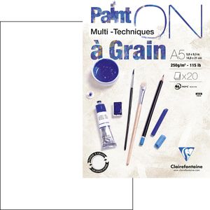 Produktbild für Zeichenblock Clairefontaine PaintON 975048C, A5