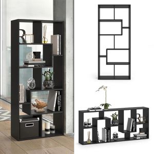 Produktbild für Bücherregal Vicco Noa, schwarz