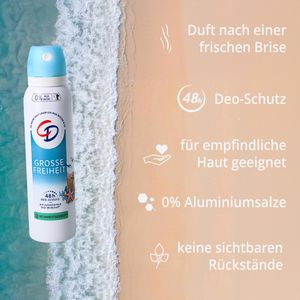 Produktbild für Deodorant CD-Körperpflege Große Freiheit, Spray