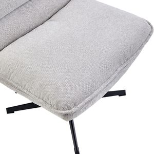 Produktbild für Loungesessel hJh-OFFICE Criss-Cross 20, 670692, hellgrau