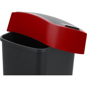 Produktbild für Mülleimer Curver Flip Bin 45L, rot