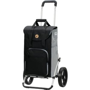 Produktbild für Einkaufstrolley Andersen Royal Shopper, Liska schwarz klappbar