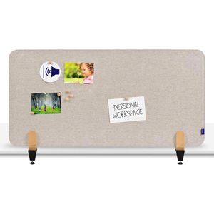 Produktbild für Tischtrennwand Legamaster 7-209821, beige