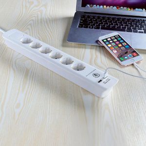 Produktbild für Steckdosenleiste FeinTech mit 3m Kabel