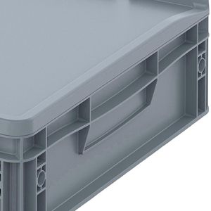 Produktbild für Eurobox AUER ED 64/12 HG, grau, 24 Liter