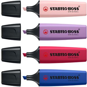 Textmarker Stabilo Boss Original NatCOLORS Wildflower, 4 Stück