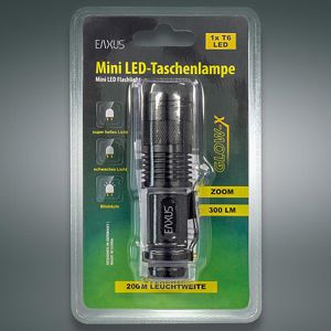 Produktbild für Taschenlampe Eaxus Glow-X, LED, mit Batterie