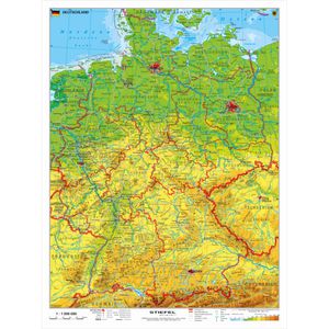 Produktbild für Deutschlandkarte Stiefel rahmenlos