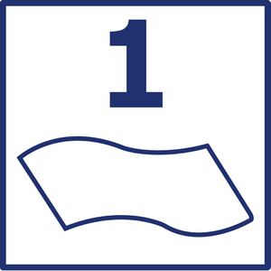 Produktbild für Putztuchrolle Wypall Reach L10 6220, Airflex-Technologie, blau