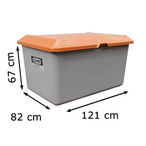 Produktbild für Streugutbehälter CEMO Plus 3, 10569, 400 Liter