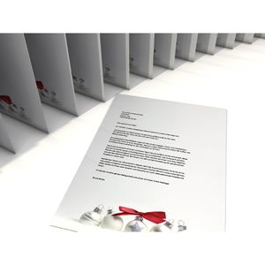 Produktbild für Weihnachtsbriefpapier Böttcher-AG Pure Silver