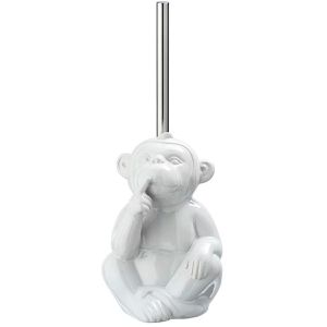 Produktbild für WC-Bürste Wenko WC-Garnitur Monkey Quiet, weiß
