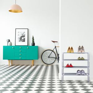 Produktbild für Schuhregal Relaxdays 10031571111, aus Metall