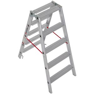 Produktbild für Stehleiter Euroline Nr. 20577, 2057705, beidseitig begehbar