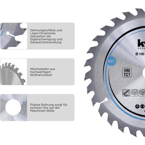 Produktbild für Kreissägeblatt kwb 584357