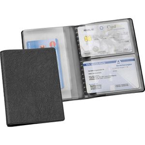 Ausweisetui Veloflex Silver 3258590, schwarz, aus PVC