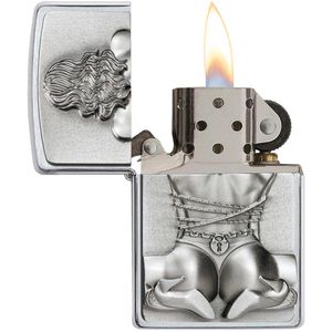 Produktbild für Feuerzeug Zippo Bondage Girl Emblem