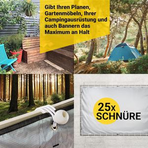 Produktbild für Planenspanner PRETEX SC-486, weiß, 25 Stück