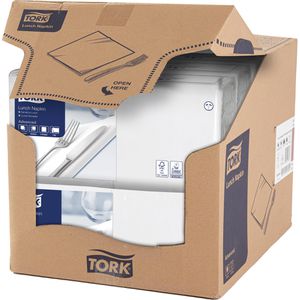 Produktbild für Servietten Tork Lunch Advanced 477149, weiß