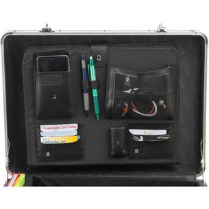Produktbild für Aktenkoffer Alumaxx 45140 C-1 silber / schwarz, mit Laptopfach