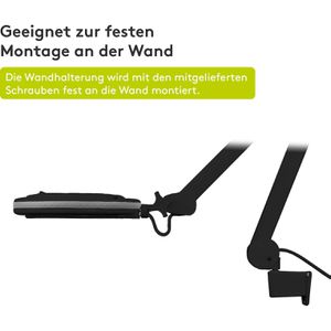 Produktbild für Leuchten-Halterung Goobay 64991, schwarz