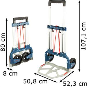 Produktbild für Sackkarre Bosch Alu Caddy Professional, klappbar