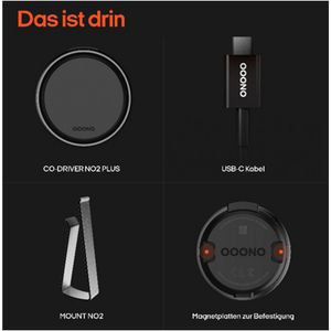 Produktbild für Radarwarner OOONO CO-DRIVER NO2 Plus, mit USB und Akku