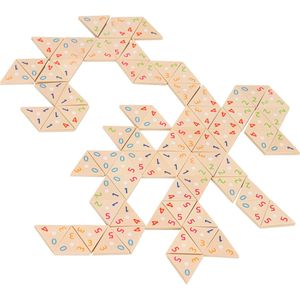 Produktbild für Domino Goki 56894, Tri-Dominospiel
