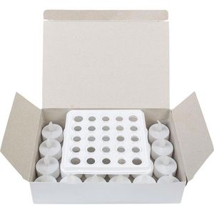Produktbild für LED-Teelichter Idena 50023, weiß