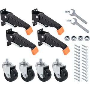 Produktbild für Schwerlastrolle HMF 7650, Lenkrolle, absenkbar