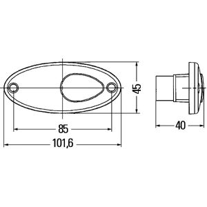 Produktbild für Anhänger-Beleuchtung Hella 2PS 964 295-001, beidseitig