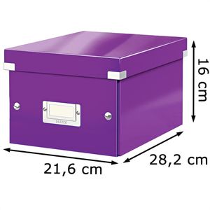 Produktbild für Aufbewahrungsbox Leitz 6043-00-62 Click&amp;Store, 10L