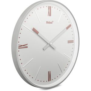 Produktbild für Wanduhr Mebus 19779, Kunststoff, analog, Quarzuhr