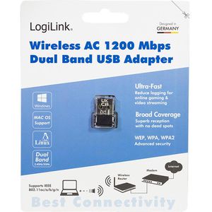 Produktbild für WLAN-Adapter LogiLink WL0243, USB 2.0