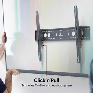 Produktbild für TV-Wandhalterung Onkron UT12-B, bis 120 kg