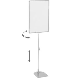 Produktbild für Infoständer Böttcher-AG beidseitig, grau, A3